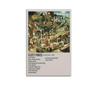 YRWUIERHRUE Fleet Foxes Posters Aesthetic Wall Art Canvas Vintage Poster Decorative Painting Living Room Bed Room Decor24x36inch(60x90cm) Unframe-style