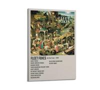 YRWUIERHRUE Fleet Foxes Posters Aesthetic Wall Art Canvas Vintage Poster Decorative Painting Living Room Bed Room Decor24x36inch(60x90cm) Frame-style
