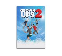 YRWUIERHRUE Grown Ups 2 Posters Aesthetic Wall Art Canvas Vintage Poster Decorative Painting Living Room Bed Room Decor24x36inch(60x90cm) Unframe-style