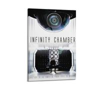 YRWUIERHRUE Infinity Chamber Posters Aesthetic Wall Art Canvas Vintage Poster Decorative Painting Living Room Bed Room Decor16x24inch(40x60cm) Frame-style