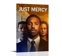 YRWUIERHRUE Just Mercy Posters Aesthetic Wall Art Canvas Vintage Poster Decorative Painting Living Room Bed Room Decor08x12inch(20x30cm) Frame-style