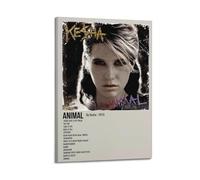 YRWUIERHRUE Kesha Posters Aesthetic Wall Art Canvas Vintage Poster Decorative Painting Living Room Bed Room Decor12x18inch(30x45cm) Frame-style
