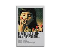 YRWUIERHRUE Le Fabuleux Destin D'Amélie Poulain Posters Aesthetic Wall Art Canvas Vintage Poster Decorative Painting Living Room Bed Room Decor24x36inch(60x90cm) Unframe-style