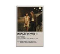YRWUIERHRUE Midnight in Paris Movie Posters Aesthetic Wall Art Canvas Vintage Poster Decorative Painting Living Room Bed Room Decor08x12inch(20x30cm) Unframe-style