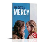 YRWUIERHRUE My Days Of Mercy Posters Aesthetic Wall Art Canvas Vintage Poster Decorative Painting Living Room Bed Room Decor08x12inch(20x30cm) Frame-style