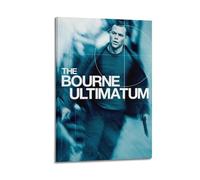 YRWUIERHRUE The Bourne Ultimatum Posters Aesthetic Wall Art Canvas Vintage Poster Decorative Painting Living Room Bed Room Decor16x24inch(40x60cm) Frame-style