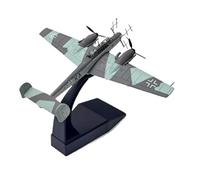 YRXIAO 1:100 For German BF110 Miniature Military Aircraft Metal Alloy Die-Cast Toy Model Decoration Display For Collection Gifts