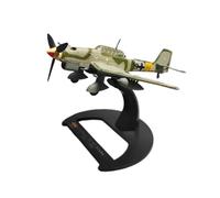 YRXIAO 1/100 For German JU87 Stuka Dive Bomber Alloy Model JU-87 Toy Collection Display Decoration For Collection Gifts