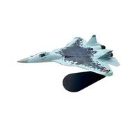 YRXIAO 1 100 For Russian Sukhoi SU57 Stealth Fighter Jet Airplane Aircraft Metal Military Plane Model Collection For Collection Gifts(Style 1)