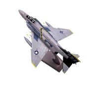 YRXIAO 1/100 Scale For F-4 Fighter Ghost Military Bomber Adult Die-cast Metal Aircraft Desktop Display For Collection Gifts