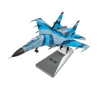 YRXIAO 1:100 Scale For SU-30 Aircraft SU-30MKK Alloy Static Fighter Militarized Combat Aeroplane Model For Collection Gifts