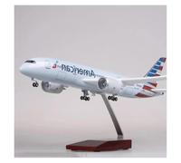 YRXIAO 1/130 Scale B787 Dreamliner Resin Airplane Model With Lights And Wheels For Collection For Collection Gifts(With light)