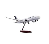 YRXIAO 1 130 Scale For B787 Large Plane Model Diecast Static Ornaments With Light For Hobby Collecting For Collection Gifts(No light)