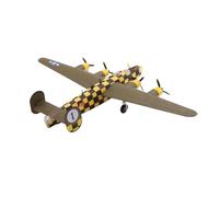 YRXIAO 1/144 Scale For B-24D B24 Liberator Bomber Diecast Metal Military Aircraft Display Collections Toy For Collection Gifts