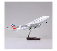 YRXIAO 1/150 Scale For B747 Airplane Model Philippine 47cm Diecast Resin Airplane For Decoration For Collection Gifts(With light)