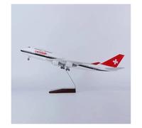 YRXIAO 1 150 Scale For B747 Swissair Model Aircraft Resin With Wheel Landing Gear For Collection Aviation For Collection Gifts(No light)