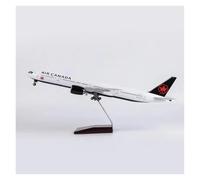 YRXIAO 1 157 For Aircraft B777 Canada Airlines Model With Light And Wheel Diecast Resin Airplane Display For Collection Gifts(No light)