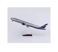 YRXIAO 1/157 Scale For Russia AEROFLOT B777 47CM Diecast Resin Plane Model Souvenir Ornament For Collection Gifts(With light)