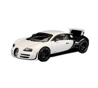 YRXIAO 1 18 For Bugatti Veyron Alloy Model Panda Alloy Car Model Metal Casting Ornaments White