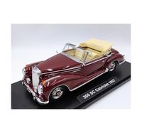 YRXIAO 1/18 For Cabriolet 1957 Retro Classic Car Convertible Version Alloy Car Model Ornaments