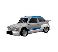 YRXIAO 1:18 For Classic Cars Alloy Die-cast Abarth Model Metal Ornaments Collection Souvenirs