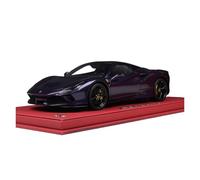 YRXIAO 1 18 For Ferrari F8 Tributo Sports Car Resin Model Collection Ornaments Purple