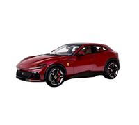 YRXIAO 1:18 For Ferrari Purosangue V12 FUV SUV Resin Collectible Car Model Collection Large Scale Souvenir(Red)