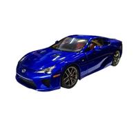 YRXIAO 1:18 For Lexus LFA 2010 Supercar Street Version ABS Full Car Model Collection Ornaments(Blue)