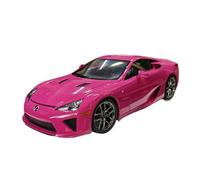 YRXIAO 1:18 For Lexus LFA 2010 Supercar Street Version ABS Full Car Model Collection Ornaments(Pink)