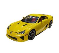 YRXIAO 1:18 For Lexus LFA 2010 Supercar Street Version ABS Full Car Model Collection Ornaments(Yellow)