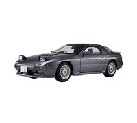 YRXIAO 1 18 For Mazda RX7 FC3S Unlimited Edition Metallic Gray Car Model Miniature Scene Ornaments