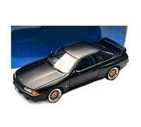 YRXIAO 1:18 For Nissan GTR R32 Alloy Car Model Collection Gift Metal Ornaments Collection Black(Black)