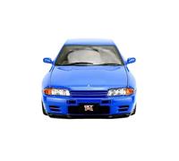 YRXIAO 1:18 For Nissan GTR R32 Alloy Car Model Collection Gift Metal Ornaments Collection Black(Blue)