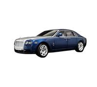 YRXIAO 1 18 For Rolls-Royce Ghost Alloy Car Model Collection Ornaments Metal Bookshelf Decorative(Blue)