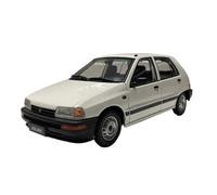YRXIAO 1:18 For TJ7100 Daihatsu Charade Hatchback Version Large Scale Full Door Car Model White