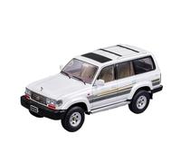 YRXIAO 1 18 For Toyota Land Cruiser Off-Road Edition LC80 Alloy Car Model Collection Crafts(White)