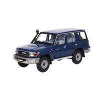 YRXIAO 1:18 For Toyota LC76 Land Cruiser 2017 Alloy Car Model With Opening Doors For Displaying