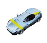 YRXIAO 1:18 Scale For Ferrari MONZA SP1 Alloy Sports Car Model Red Single-seat Collector's Edition(Grey)