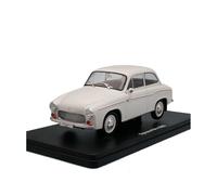 YRXIAO 1 24 For Syrena 104 1966 Car Alloy Model Metal Toy Casting Ornament White