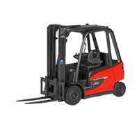 YRXIAO 1:25 For BR 1252 E30 Forklift Alloy Construction Truck Model LINDE 2631/0 For Home Decoration Red