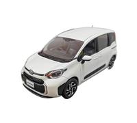 YRXIAO 1 30 For Toyota Sienta MPV Commercial Vehicle Alloy Car Model 14 Cm Static Decorative Ornaments Red(White)