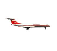 YRXIAO 1:400 For TU134 Interflug DDR-SCP Aircraft Model Alloy Souvenir Collection Scene Decoration Toy For Collection Gifts