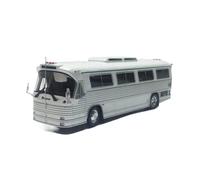 YRXIAO 1 43 for 323-G2 BUS Limited Edition Alloy Bus Model Adult Collection Miniature Scene Ornaments(Silver)