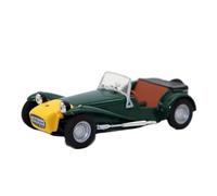 YRXIAO 1:43 For Lotus Seven 1965 Alloy Diecasts Toy Vehicles Miniature Scale Model Car Green