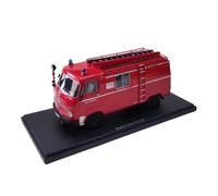 YRXIAO 1/43 For Magirus F24 LF8 Fire Truck Car Model Classic Miniature Vehicle Hobby Collection
