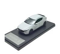 YRXIAO 1 43 for Mazda 3 Hatchback Alloy Car Model Mini Garage Display Hobby Vehicle(White)