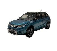 YRXIAO 1:43 For Suzuki Vitara 2016 Off-road SUV Car Model WeChat Static Ornament Vehicle Blue