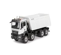 YRXIAO 1:50 For TGS NN Dump Truck Alloy Model 81259/0 Metal Casting Ornament Car Display White