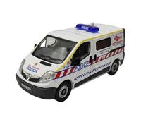 YRXIAO 1/50 For Vauxhall Vivaro Light Police Car Alloy Model Classic Static Display Collectible Toy