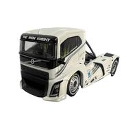 YRXIAO 1 50 For Volvo Racing Truck Resin Car Model Classic Metal Casting Vehicle Souvenir White